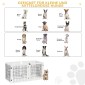 Πτυσσόμενο Barrier Dog 432 x 36 x 70 cm Ξύλο Πεύκου Λευκό