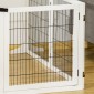 Πτυσσόμενο Barrier Dog 432 x 36 x 70 cm Ξύλο Πεύκου Λευκό