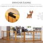 Πτυσσόμενο Barrier Dog 432 x 36 x 70 cm Ξύλο Πεύκου Κίτρινο