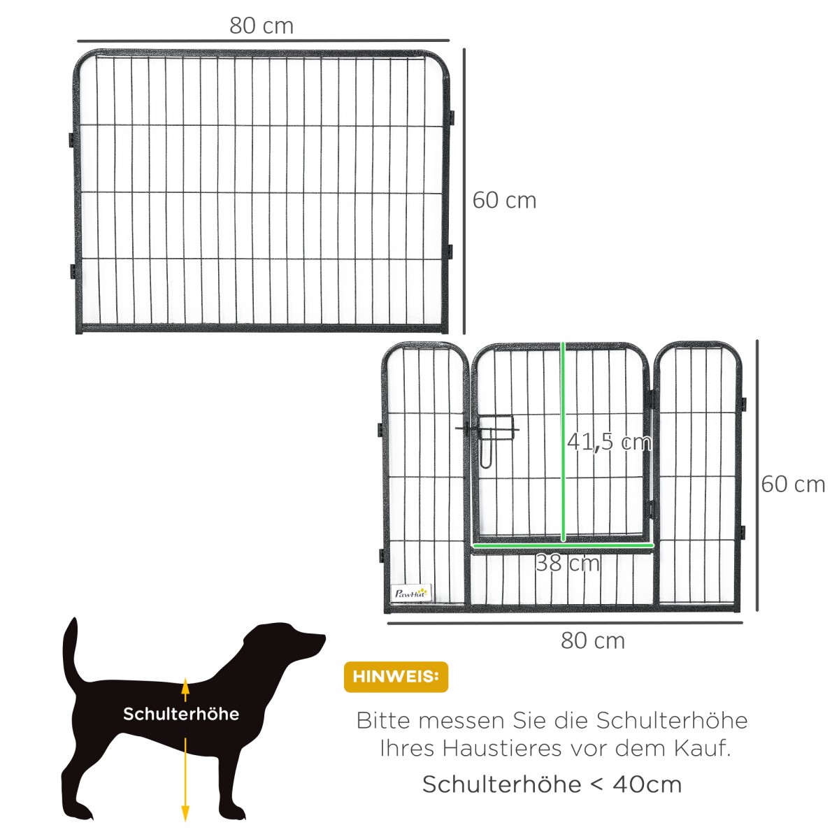 Περίβλημα κατοικίδιων ζώων, puppy run, puppy gate, 12 πάνελ, εξωτερικό και εσωτερικό, γκρι