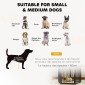Dog Park Animal Park 5 Panel Portable Field Field Safe Μαύρο