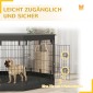 Puppy run, 76 cm ύψος/περ. 2,5 m², 8 πάνελ, υπόστρωμα, συνδυασμός μουσαμάς οροφής