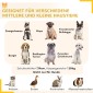 Puppy run, 76 cm ύψος/περ. 2,5 m², 8 πάνελ, υπόστρωμα, συνδυασμός μουσαμάς οροφής