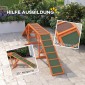 Agility Dog Ramp, Γήπεδο, Αντιολισθητικό, Αδιάβροχο, Ξύλο, 335 x 55 x 60 cm, Πορτοκαλί
