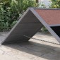 Dog Sports Ramp Αθλητικός εξοπλισμός για σκύλους Αντιολισθητική επιφάνεια σε σχήμα Α 173 x 59 x 66 cm Γκρι