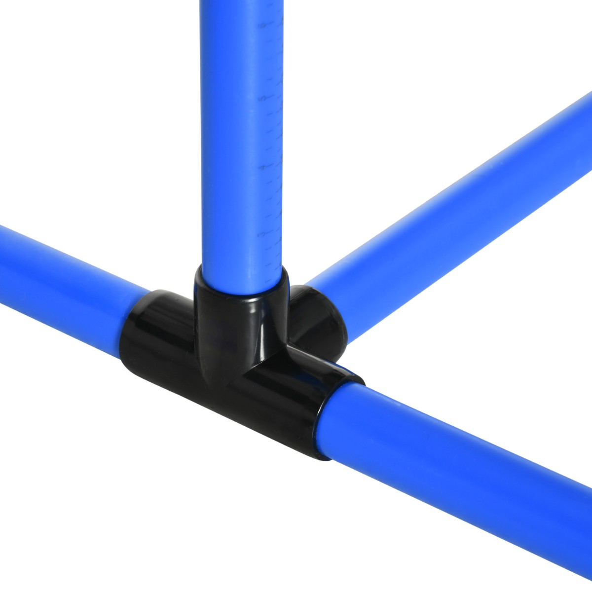 Agility Set Ρυθμιζόμενο ύψος Σκύλος Agility Equipment with 4 Hurdles Carry Bag 104x67 cm Μπλε