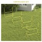 Dog Agility Set Hurdles/Slamon Bars/Ground Bars Carry Bag Heavy Duty Yellow