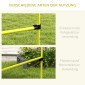 Dog Agility Set Hurdles/Slamon Bars/Ground Bars Carry Bag Heavy Duty Yellow
