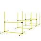 Dog Agility Set Hurdles/Slamon Bars/Ground Bars Carry Bag Heavy Duty Yellow