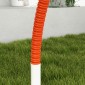 Σετ Agility για σκύλους, 4 τεμάχια, συμπεριλαμβανομένης της τσάντας μεταφοράς, πλαστικό, 89x69x99 cm, λευκό+πορτοκαλί