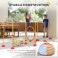 Agility Set Dogs 3 τεμαχίων γεμιζόμενος εξοπλισμός ευκινησίας για εμπόδια εκπαίδευσης σκύλων με κοντάρια σλάλομ