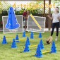 Agility Set Dogs Εξοπλισμός ευκινησίας 6 τεμαχίων για εκγύμναση σκύλων σετ με 12 κώνους τσάντα μεταφοράς 6 εμποδίων