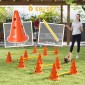 Agility Set Dogs Εξοπλισμός ευκινησίας 6 τεμαχίων για εκγύμναση σκύλων σετ με 12 κώνους τσάντα μεταφοράς 6 εμποδίων