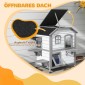 Cat House Cat House Cat Cave 2 Tier Ανθεκτικό στις καιρικές συνθήκες 99,5cm x 76cm x 91cm Λευκό + Γκρι