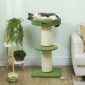 Δέντρο γάτας 91 εκ. δέντρο παιχνιδιού με κρεβάτι γάτας, πλατφόρμα αρνιού πράσινο