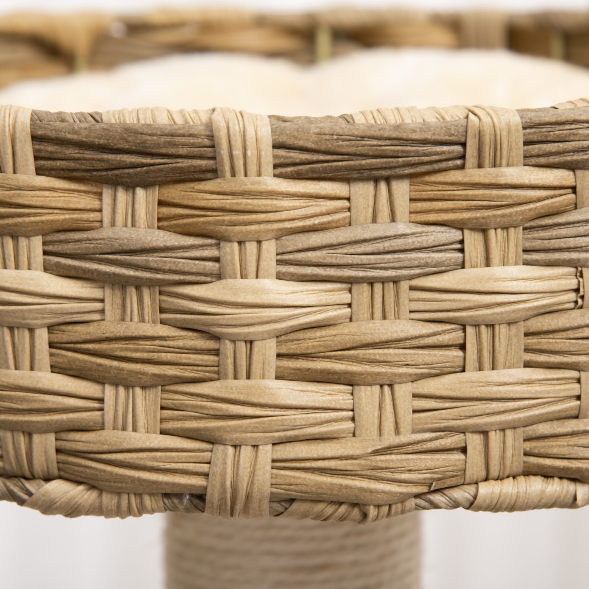 Rattan Scratching Post 95 cm Ύψος 3-επιπέδων Γάτα Δέντρο με Πλατφόρμα, Γάτα Κρεβάτι, Δέντρο Αναρρίχησης με Γάτα Σπήλαιο Σιζάλ Στύλοι Παίξτε Μπάλες Έπιπλα Γάτας Σιζάλ Φυσικό + Μπεζ