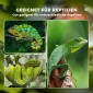 Terrarium αλουμινίου για ερπετά, αμφίβια, αραχνίδια, κουτί αναπαραγωγής ερπετών, δικτυωτό terrarium, λευκό + ασημί + μαύρο, 120 x 40 x 40 cm