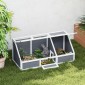 Turtle Box Εξωτερικό περίβλημα χελώνας χωρίς πάτο Σχεδιασμός Easy Open Σπίτι χελώνας ανοιχτό γκρι