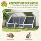 Turtle Box Εξωτερικό περίβλημα χελώνας χωρίς πάτο Σχεδιασμός Easy Open Σπίτι χελώνας ανοιχτό γκρι