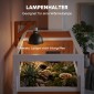 Ξύλινο περίβλημα χελώνας με κεντρικό σπίτι, παράθυρο θέασης, καπάκι, 104cm x 53cm x 82cm, λευκό + πορτοκαλί