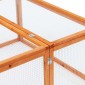 Rabbit Hutch Κουνέλι Κουνέλια Κατασκευασμένο από Ξύλο Χειμωνιάτικο Κλουβί για Κουνέλι με Αρθρωτή οροφή 181x100x48 cm Small Animal Hutch Κλουβί κουνελιών για μικρά ζώα Κουνέλια Ινδικά χοιρίδια Εσωτερικός εξωτερικός χώρος Φυσικό