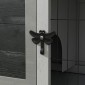 Κουνέλι κουνέλια Κουνέλι κουνέλια από ξύλο ελάτου αδιάβροχο κλουβί κουνελιού με αρθρωτή οροφή 84x43x70 cm γκρι