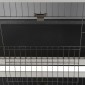Μικρή καλύβα ζώων για ινδικά χοιρίδια και νάνους κουνέλια, διώροφο, ξύλο, γκρι