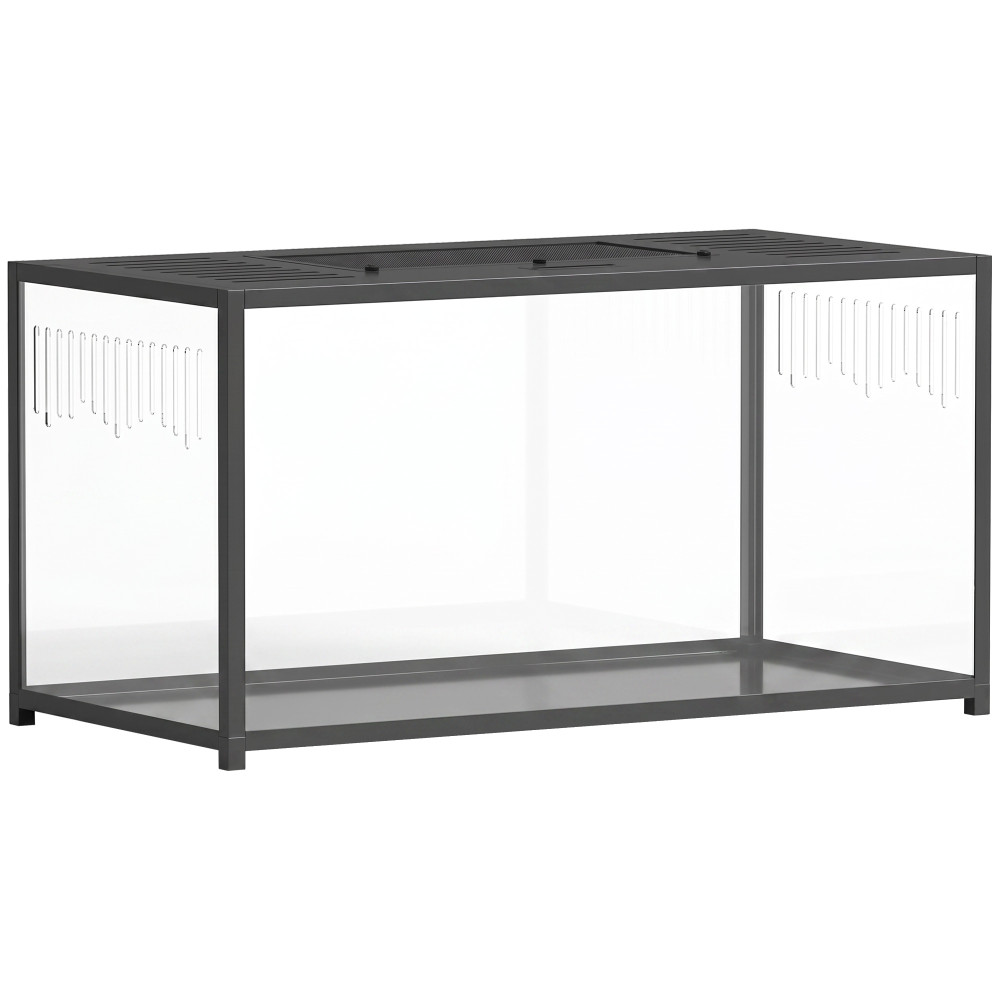 Κλουβί χάμστερ Μεγάλο 100 x 50 x 52,5 cm Αλουμινένιο ακρυλικό κλουβί τρωκτικών με αρθρωτό καπάκι Βαθύς δίσκος βάσης Διπλή πόρτα