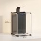 Ενυδρείο πλήρες σετ 36L nano ενυδρείο με σύστημα φίλτρου φωτισμού LED κυκλοφορία αντλίας 30 x 30 x 45,5 cm μαύρο