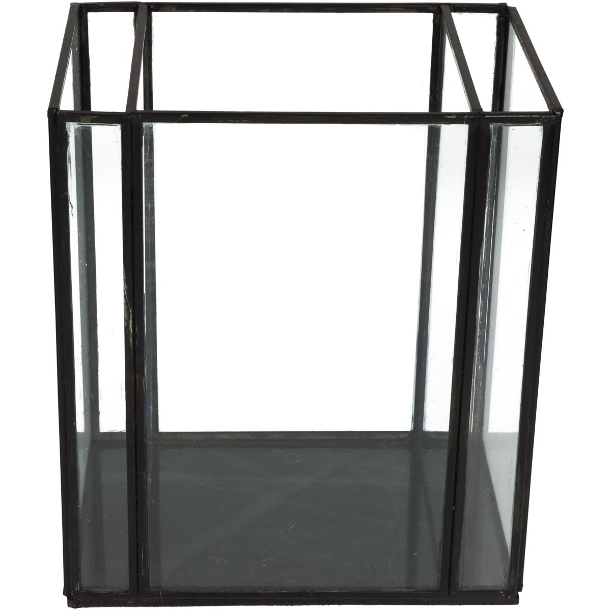 Κηροπήγιο ArteLibre Μαύρο Μέταλλο 18x13x21cm