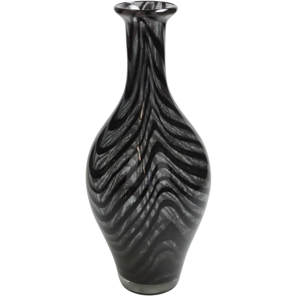 Βάζο ArteLibre Μαύρο Γυαλί 14x14x32.5cm