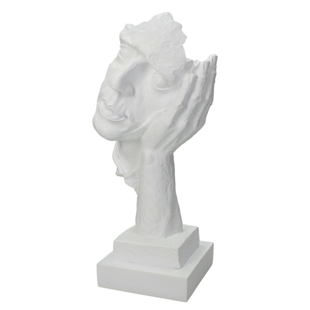 Διακοσμητικό ArteLibre Πρόσωπο Λευκό Polyresin 15.5x13x33cm