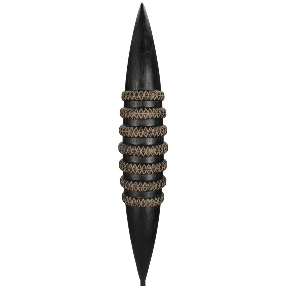 Διακοσμητικό ArteLibre Tribal Μαύρο Polyresin 10x10x55cm