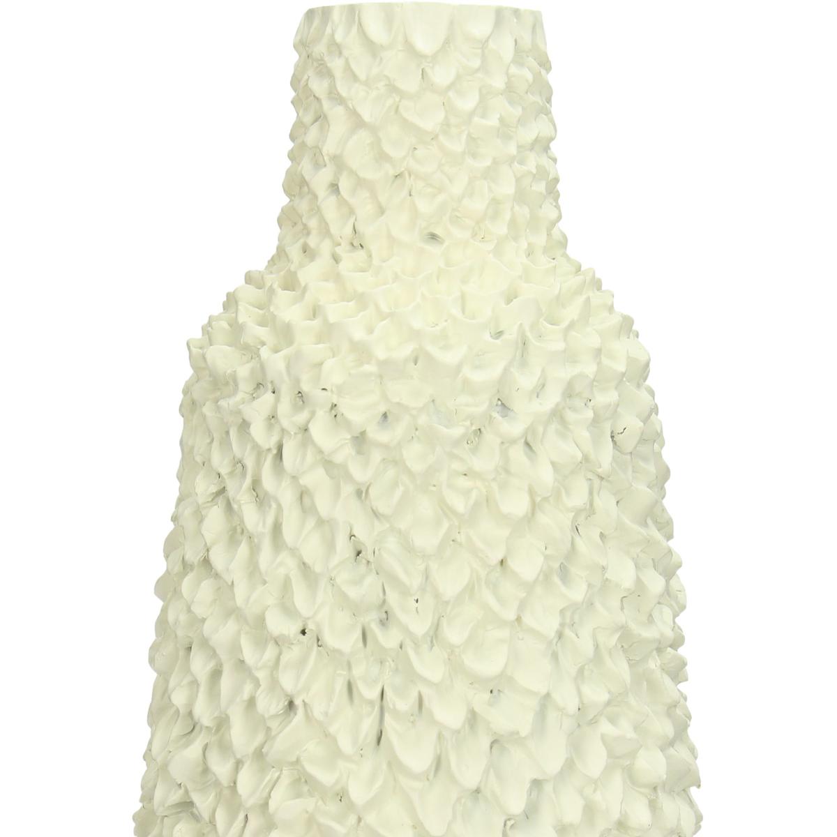 Βάζο ArteLibre Ιβουάρ Polyresin 12.7x12.7x30.7cm