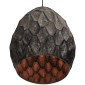 Φωτιστικό Κρεμαστό ArteLibre Μαύρο Μέταλλο 35x35x31cm