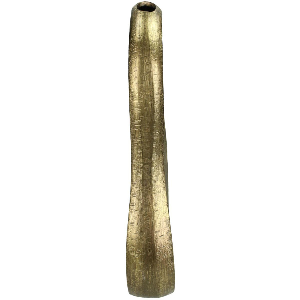 Βάζο ArteLibre Χρυσό Αλουμίνιο 22x6.5x35cm