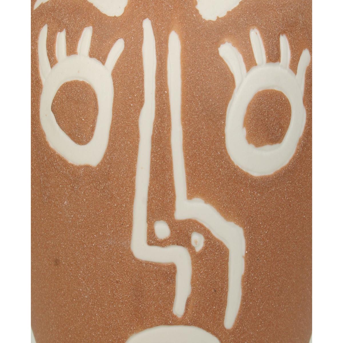 Κηροπήγιο ArteLibre Φυσικό Κεραμικό 11.6x11.6x18.7cm
