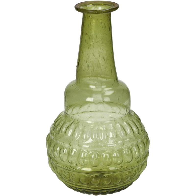 Βάζο ArteLibre Κίτρινο Γυαλί 11x11x20cm