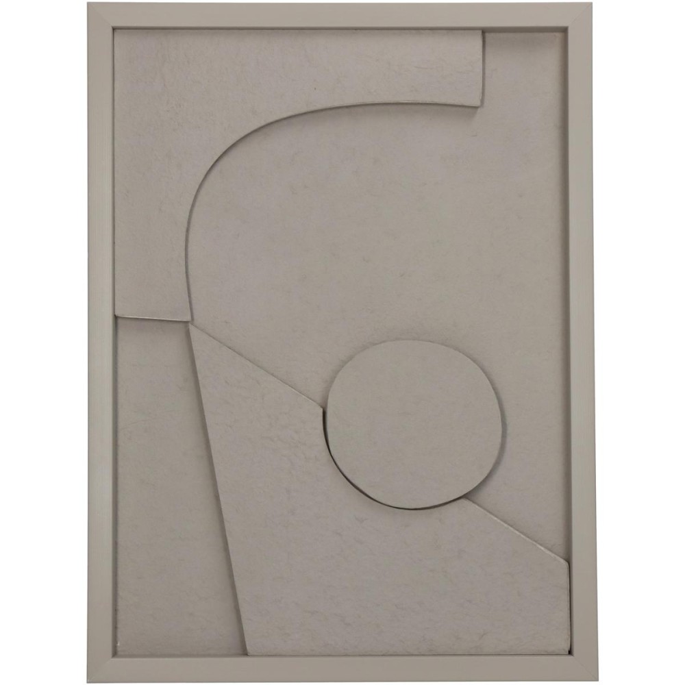Διακοσμητικό Τοίχου ArteLibre Μπεζ Χαρτί 30x3x40cm