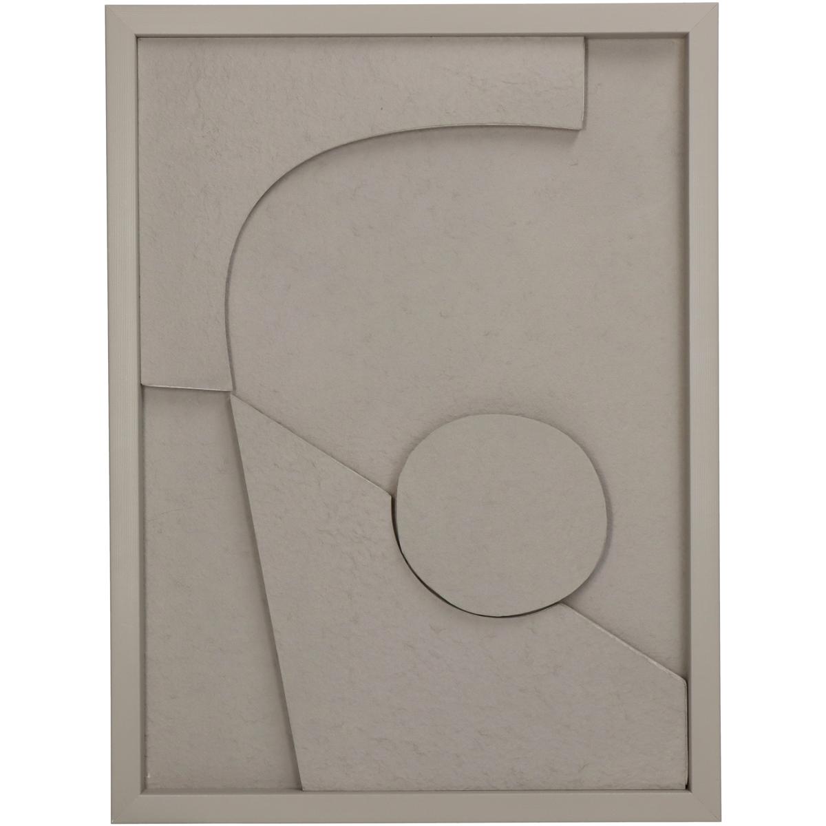 Διακοσμητικό Τοίχου ArteLibre Μπεζ Χαρτί 30x3x40cm