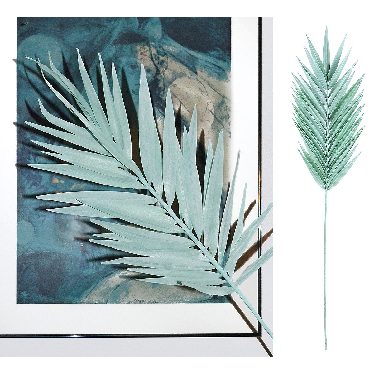 Κλαδί ArteLibre Τεχνητό Μπλε/Πράσινο 5x34x110cm