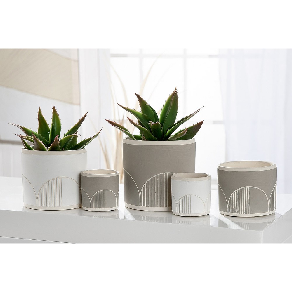 Κασπώ Με Σχέδιο ArteLibre Κεραμικό Φ12x10.5cm Σε 2 Χρώματα