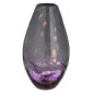 Glasart Βάζο Bulbous "Feeling" Γυάλινο Γκρι Violet PU H. 33 cm D. 18 cm
