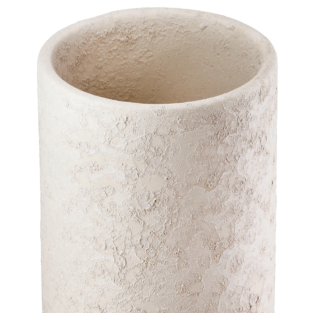Βάζο 'Ring' Κεραμικό Ανοιχτό Γκρι 31x15cm