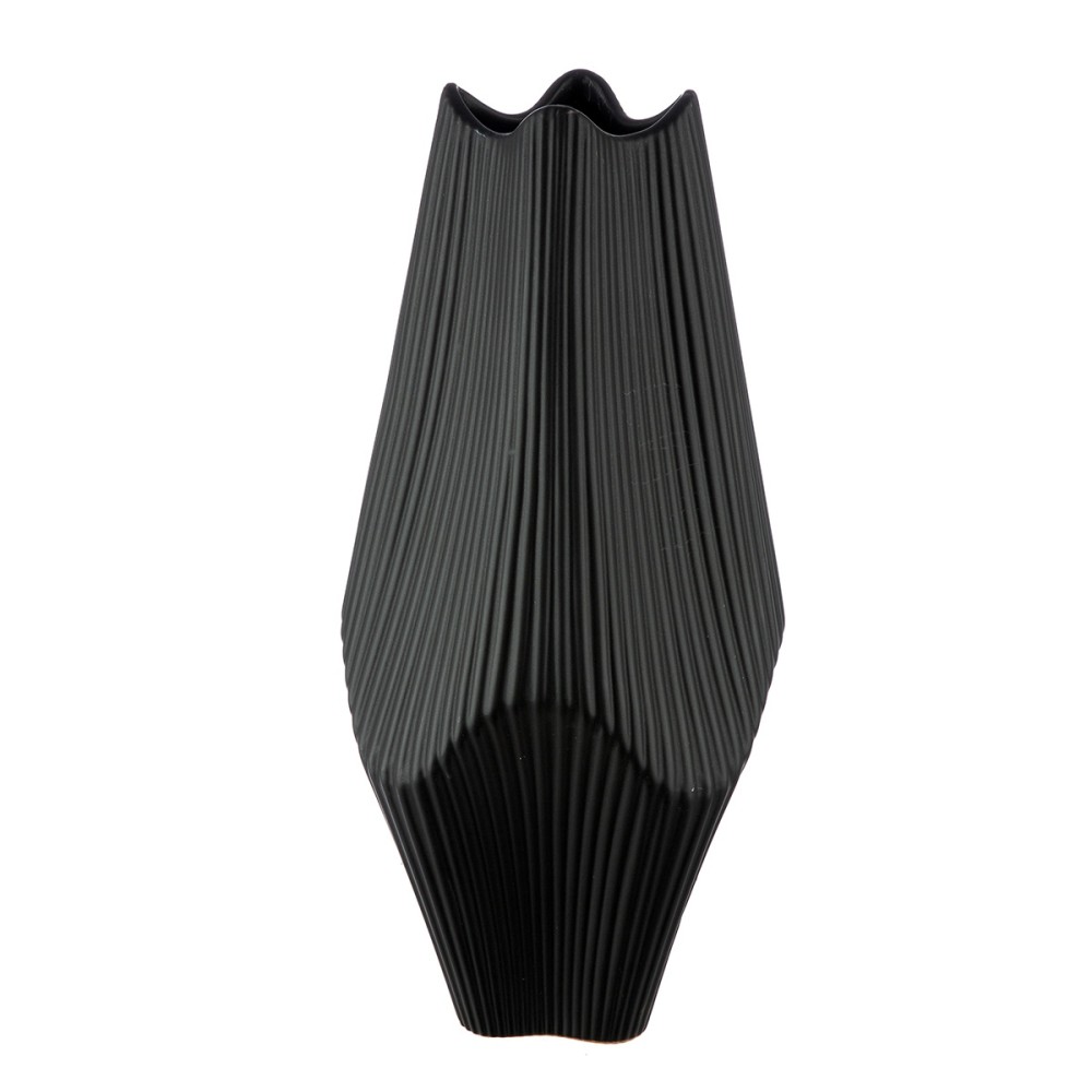 Βάζο Κεραμικό Μαύρο 15X15X30Cm 15X15X30Cm