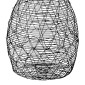Βάζο Βολβώδες Μεταλλικό Μαύρο D17X26Cm D17X26Cm