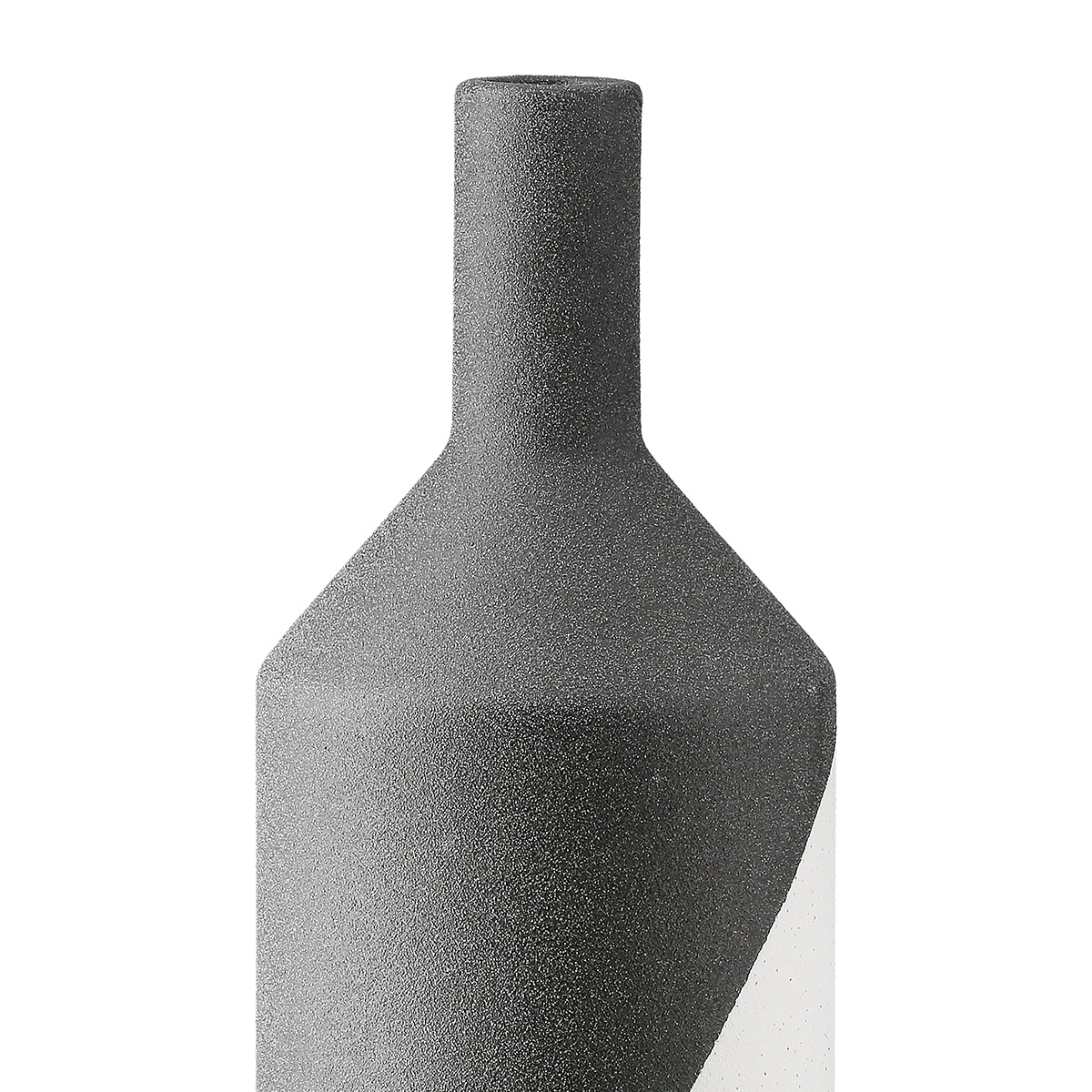 Βάζο Λαιμού Κεραμικό Μαύρο D10X31Cm D10X31Cm