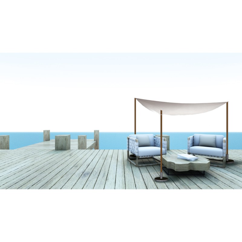 Σκίαστρο Μπεζ/Γκρι/Καφέ 3.6x3.6x3.6m Σε 3 Χρώματα LIFETIME GARDEN