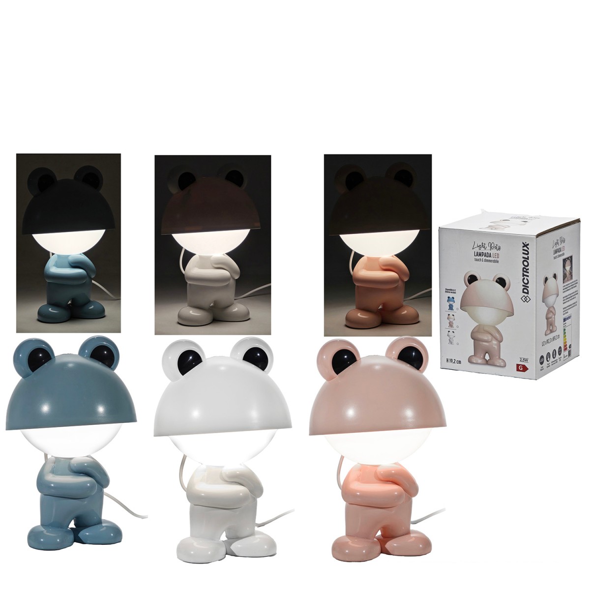 Λάμπα LED Touch Βάτραχος Light Pets Σε 3 Σχέδια
