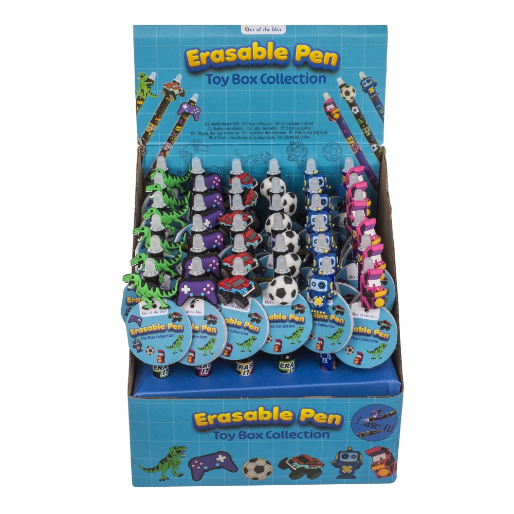 Στυλό Που Σβήνει Toy Box Πλαστικό 14.5cm Σε 6 Σχέδια